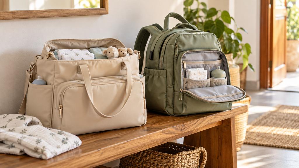 bolsa ou mochila maternidade